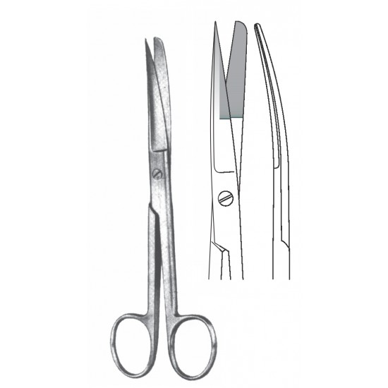 STANDARD OPERATING SCISSOR SH/BL CVD 11.5CM