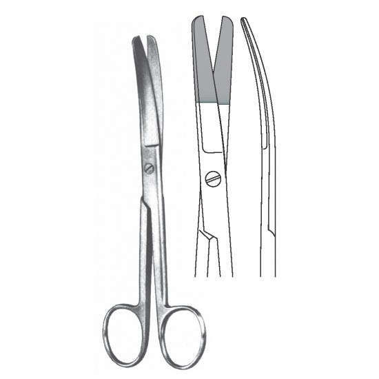 STANDARD OPERATING SCISSOR BL/BL CVD 11.5CM