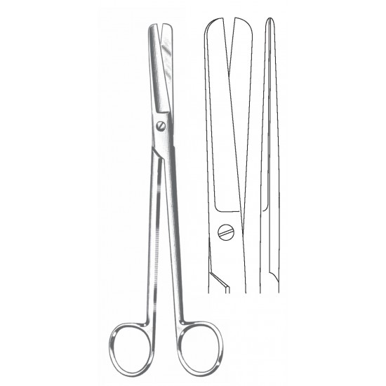 SIMS UTERINE SCISSOR STR 23CM