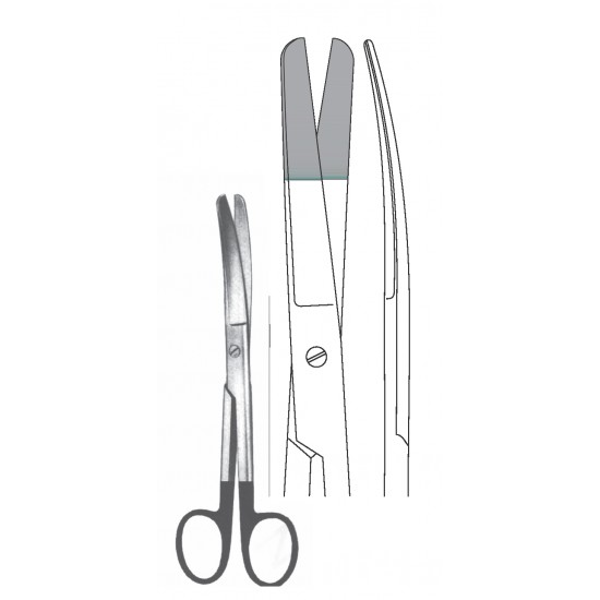 SUPER CUT STANDARD OPERATING SCISSOR BL/BL CVD 18CM