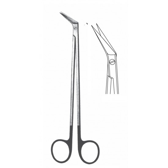 SUPER CUT POTTS-SMITH VASCULAR SCISSOR 60 ANGLE 19CM