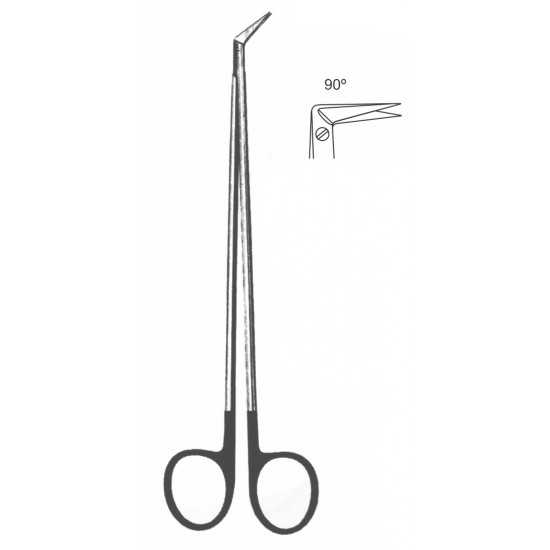 SUPER CUT DIETRICH VASCULAR SCISSOR 90 ANGLE 17CM