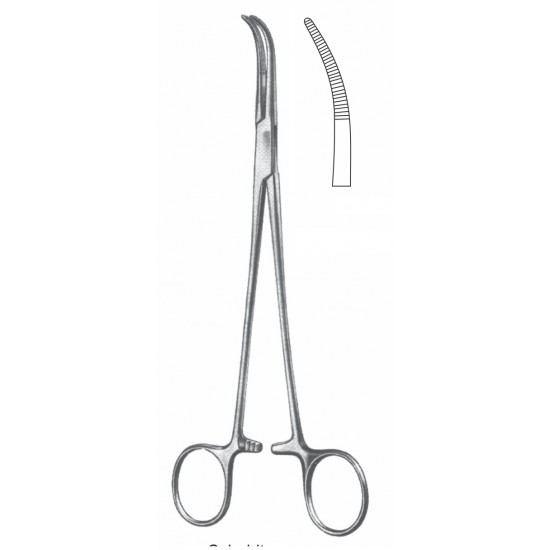 SCHNIDT FORCEP HALF CVD 19CM