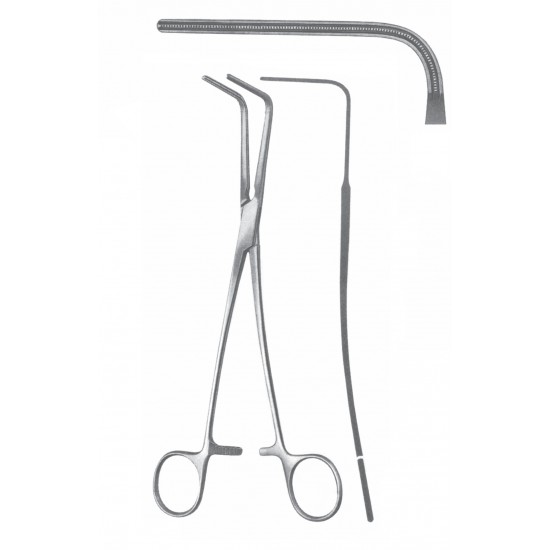 DEBAKEY FORCEP 90 ANGLE CVD 25.5CM