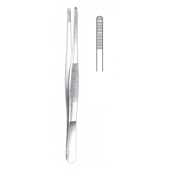 THUMB DRESSING FORCEP 16CM