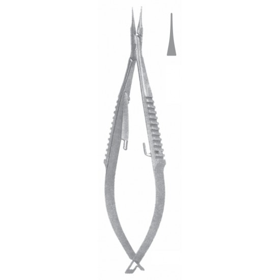 MICRO-CASTROVIEJO NEEDLE HOLDER SMOOTH WITH LOCK STR 9.5CM