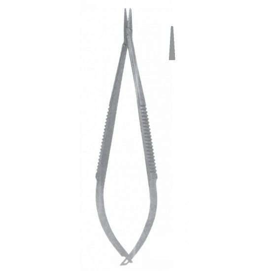 CASTROVIEJO DELICATE NEEDLE HOLDER SMOOTH WITHOUT LOCK STR 21CM