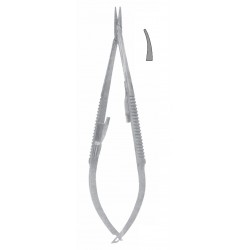 CASTROVIEJO DELICATE NEEDLE HOLDER SMOOTH WITH LOCK CVD 14CM