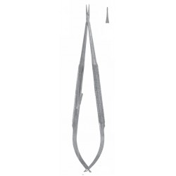 BARRAQUER MICRO NEEDLE HOLDER SMOOTH STR WITH LOCK 14CM