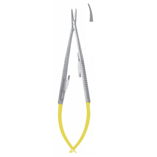 TC CASTROVIEJO DELICATE NEEDLE HOLDER SMOOTH WITH LOCK CVD 21CM