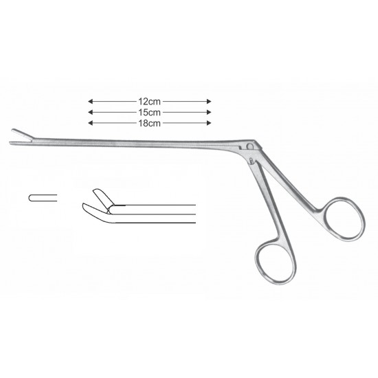 CUSHING LAMINECTOMY RONGUER 2X10mm 45 UP ANGLE 12CM