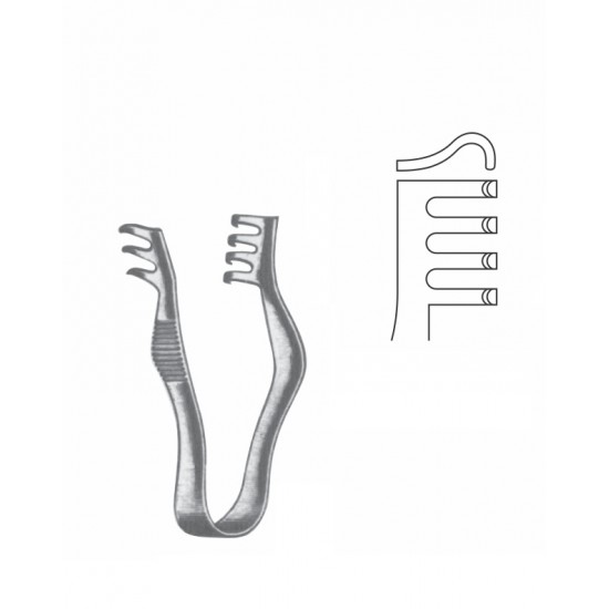 FINSEN INFANT RETRACTOR BLUNT 7CM