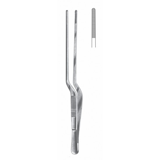 JANSEN DRESSING EAR FORCEP 19CM