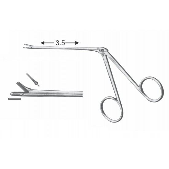 HARTMAN EAR FORCEP BIOPSY FCP CUTTING TYPE 9CM SHAFT