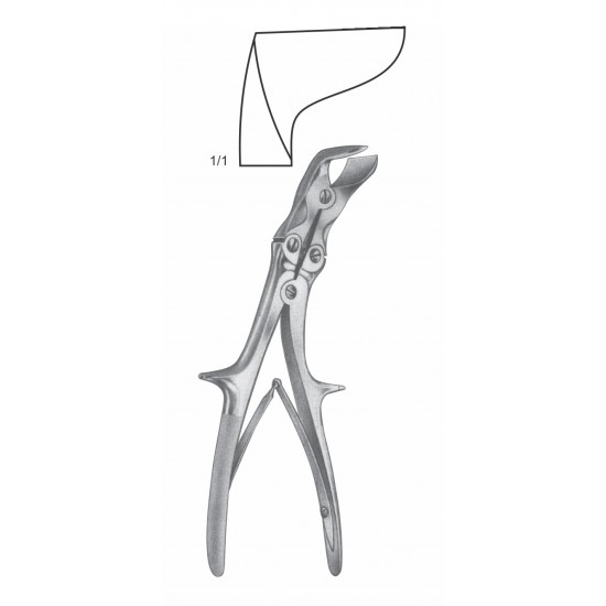 SEMB DOUBLE ACTION BONE CUTTING FORCEP 23CM