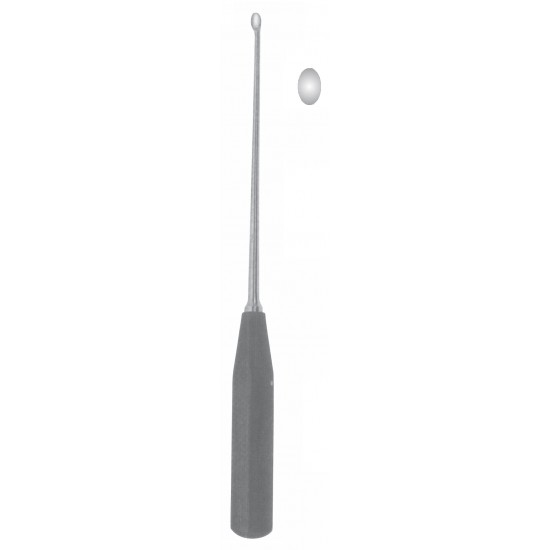 VOLKMAN BONE CURETTE FIBER HANDLE CUP 4.4mm 27CM