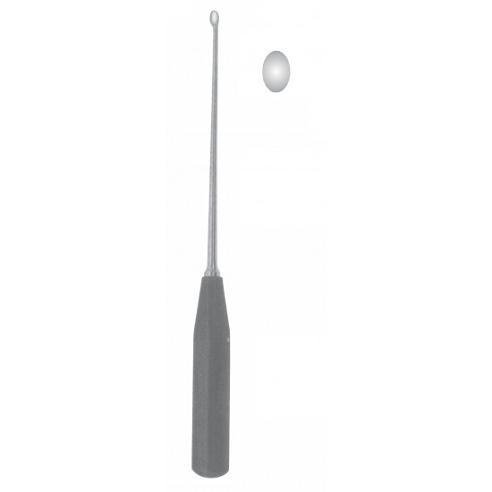 VOLKMAN BONE CURETTE FIBER HANDLE CUP 8.5mm 27CM