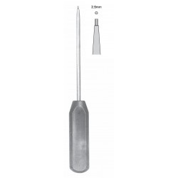 SCREW DRIVER WITH FIBER HANDLE, HEAD 2.5mm, 25CM