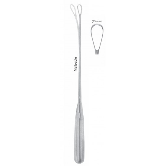 SIMS UETRINE CURETTE BLUNT 13mm, 31CM