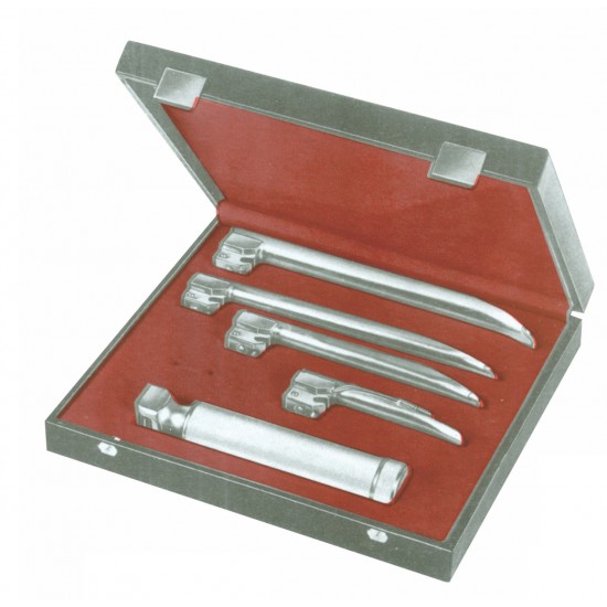 MILLER LARRYNGOSCOPE SET OF 5PCS STANDARD