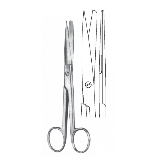 STANDARD OPERATING SCISSOR SH/BL STR 11.5CM