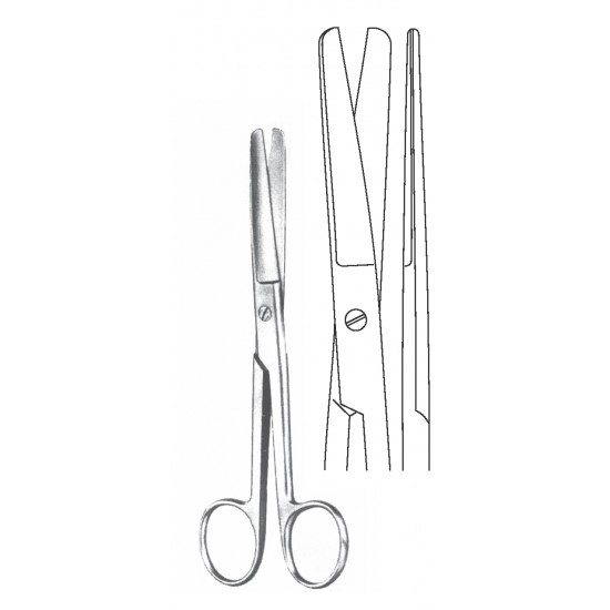 STANDARD OPERATING SCISSOR BL/BL STR 13CM