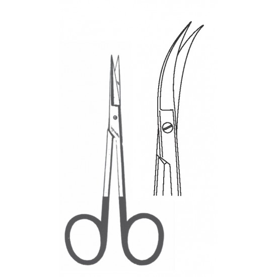 SUPER CUT IRIS FINE SCISSOR ROUND CVD 11.5CM