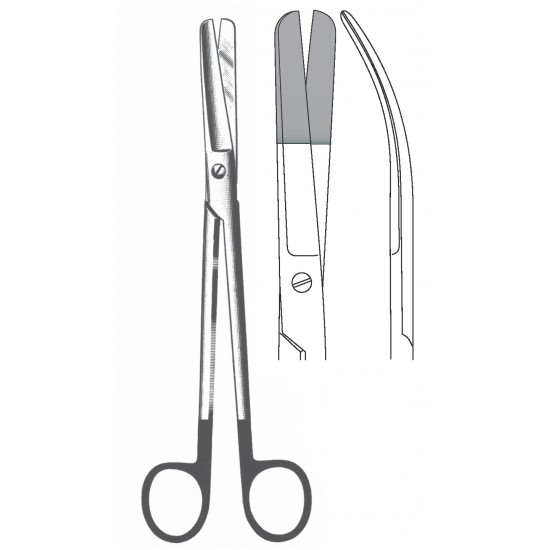 SUPER CUT SIMS UTERINE SCISSOR CVD 20CM