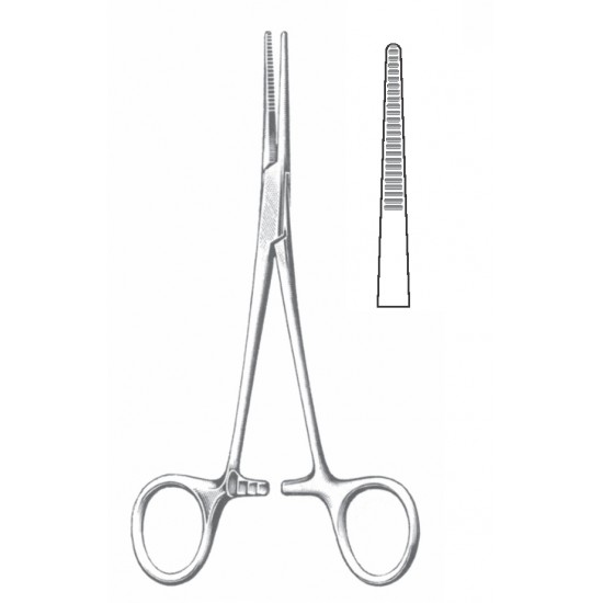 KELLY HEMOSTATIC FORCEP STR 14CM