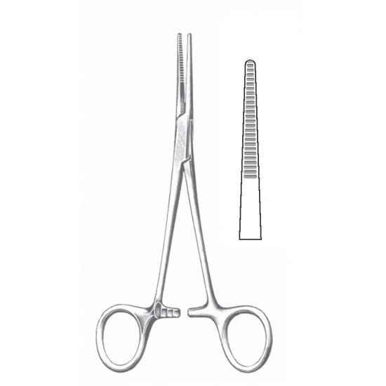 KELLY HEMOSTATIC FORCEP STR 16CM