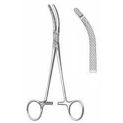 HEANEY HYSTERECTOMY FORCEP SINGLE TOOTH 23CM