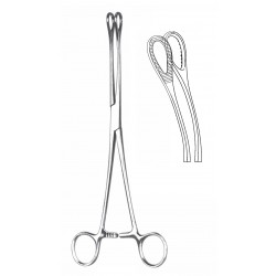 FOERSTER SPONGE FORCEP SERR CVD 18CM