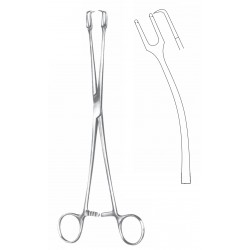 SCHROEDER UTERINE FORCEP 2-PRONG CVD24CM