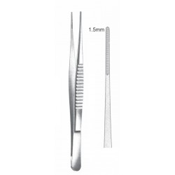 DEBAKEY INTESTINAL FORCEP (TWEEZER TYPE) 2mm, 24CM