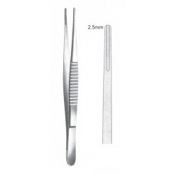 DEBAKEY INTESTINAL FORCEP (TWEEZER TYPE) 2.8mm, 24CM