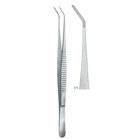 DEBAKEY INTESTINAL FORCEP (TWEEZER TYPE) CVD 2mm, 20CM