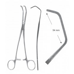 DEBAKEY-SATINSKY FORCEP POINT 54mm 27.5CM