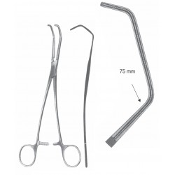 DEBAKEY-SATINSKY FORCEP POINT 75mm 28CM