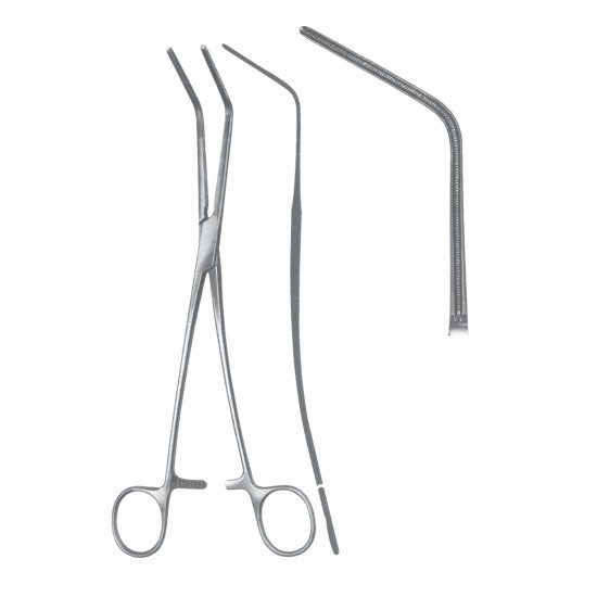 DEBAKEY FORCEP HALF CVD 24CM