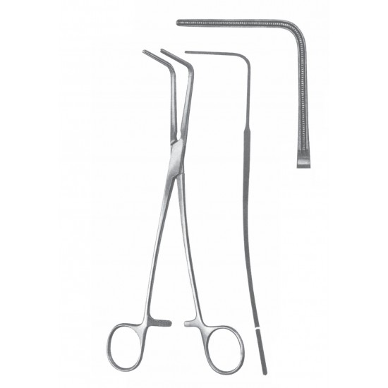 DEBAKEY FORCEP 90 ANGLE CVD 22.5CM