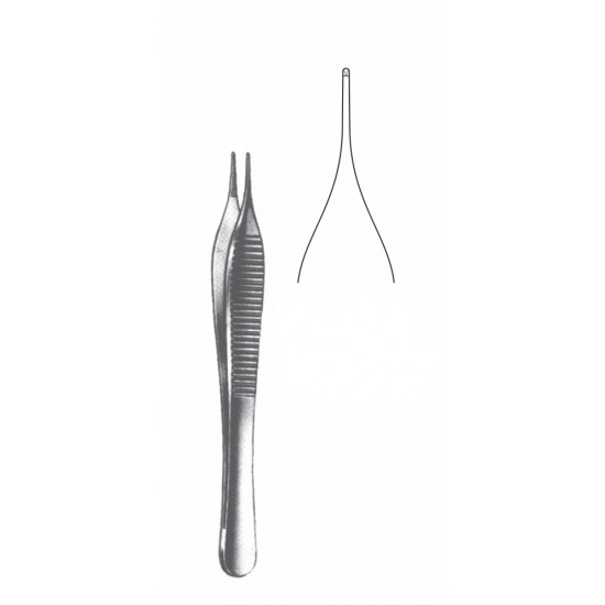 MICRO ADSON TISSUE FORCEP 1X2 TEETH 12CM