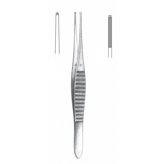 SEMKIN TISSUE FORCEP 1X2 TEETH 15CM