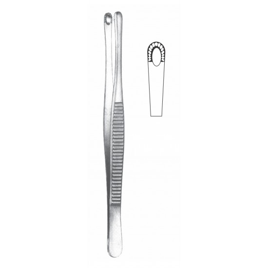 RUSSIAN TISSUE FORCEP 25CM