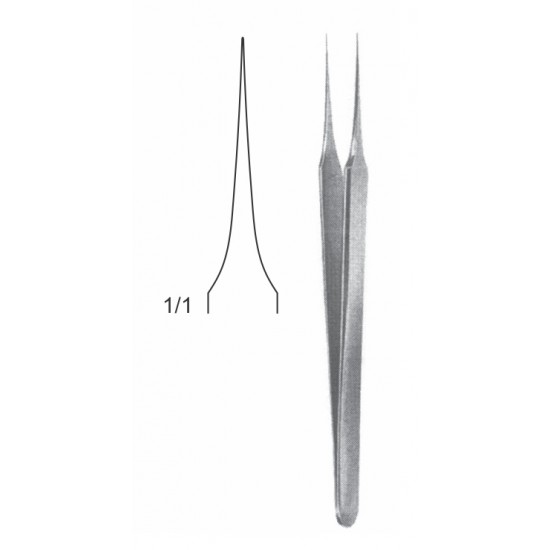 JEWLERS MICRO FORCEP SHARP STR 12CM