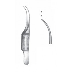 GILL MICRO TISSUE FORCEP 1X2 TEETH EXTRA DELICATE 7CM