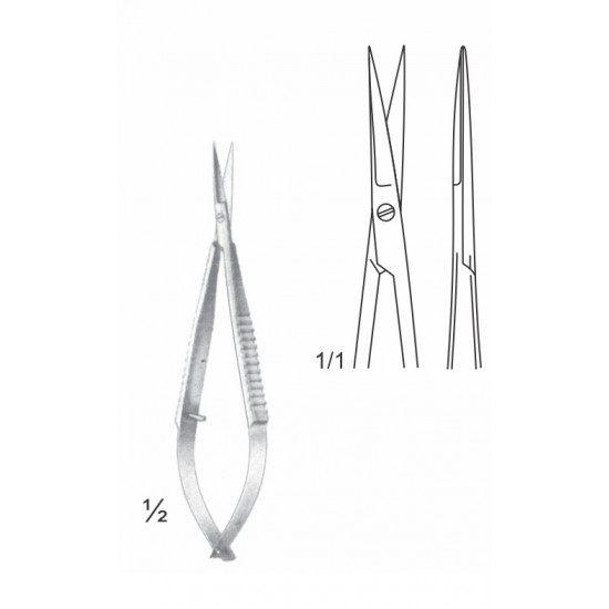 MICRO SPRING SCISSOR STR. 9CM