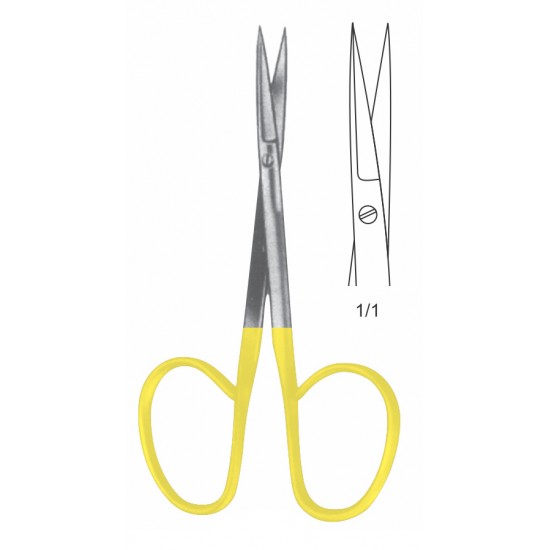 TC RIBBON IRIS SCISSOR LARGE BLADE STR 9.5CM