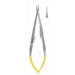 TC MICRO-CASTROVIEJO NEEDLE HOLDER SMOOTH WITH LOCK STR 14CM