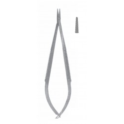 CASTROVIEJO DELICATE NEEDLE HOLDER SERR WITHOUT LOCK STR 18CM