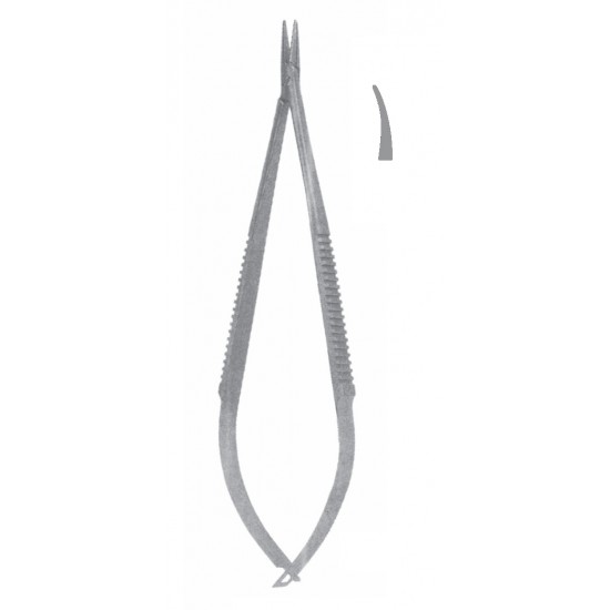 CASTROVIEJO DELICATE NEEDLE HOLDER SMOOTH WITHOUT LOCK CVD 21CM